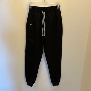 Figs Zamora Jogger Scrub Pants - Black